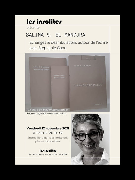 2021 - La librairie des Insolites à Tanger - Salima S. El Mandjra