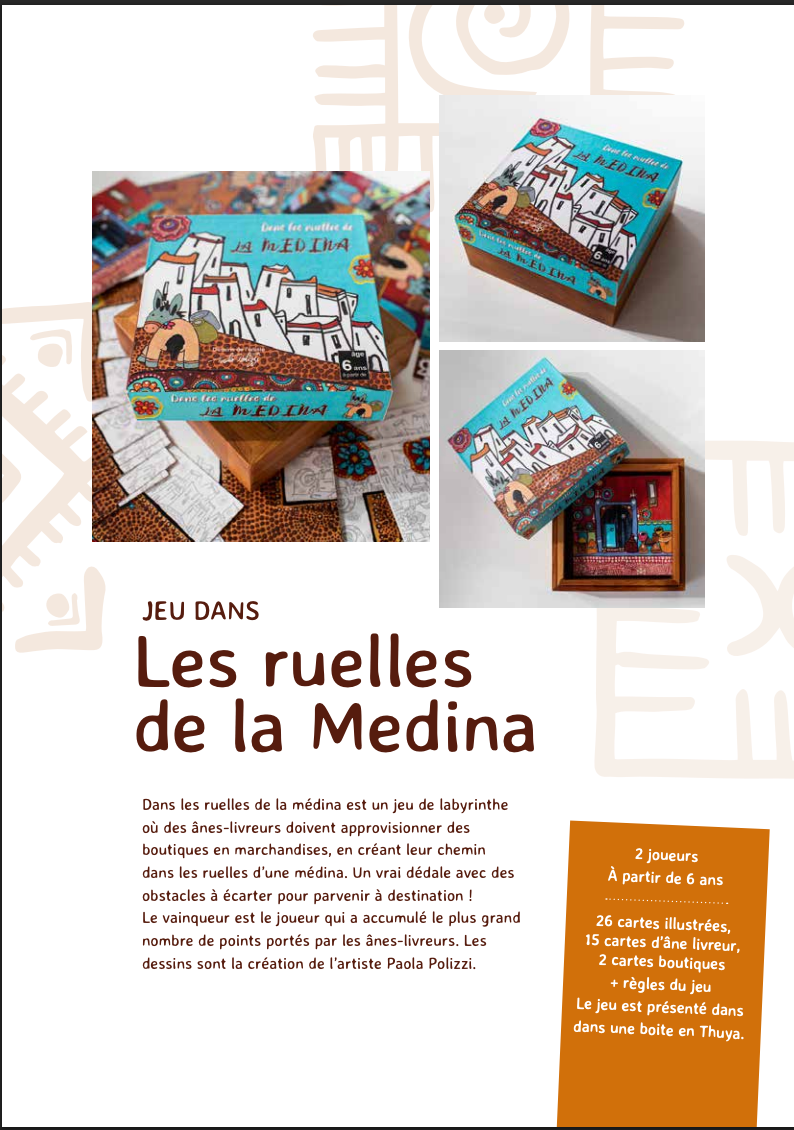 JEU LES RUELLES DE LA MEDINA