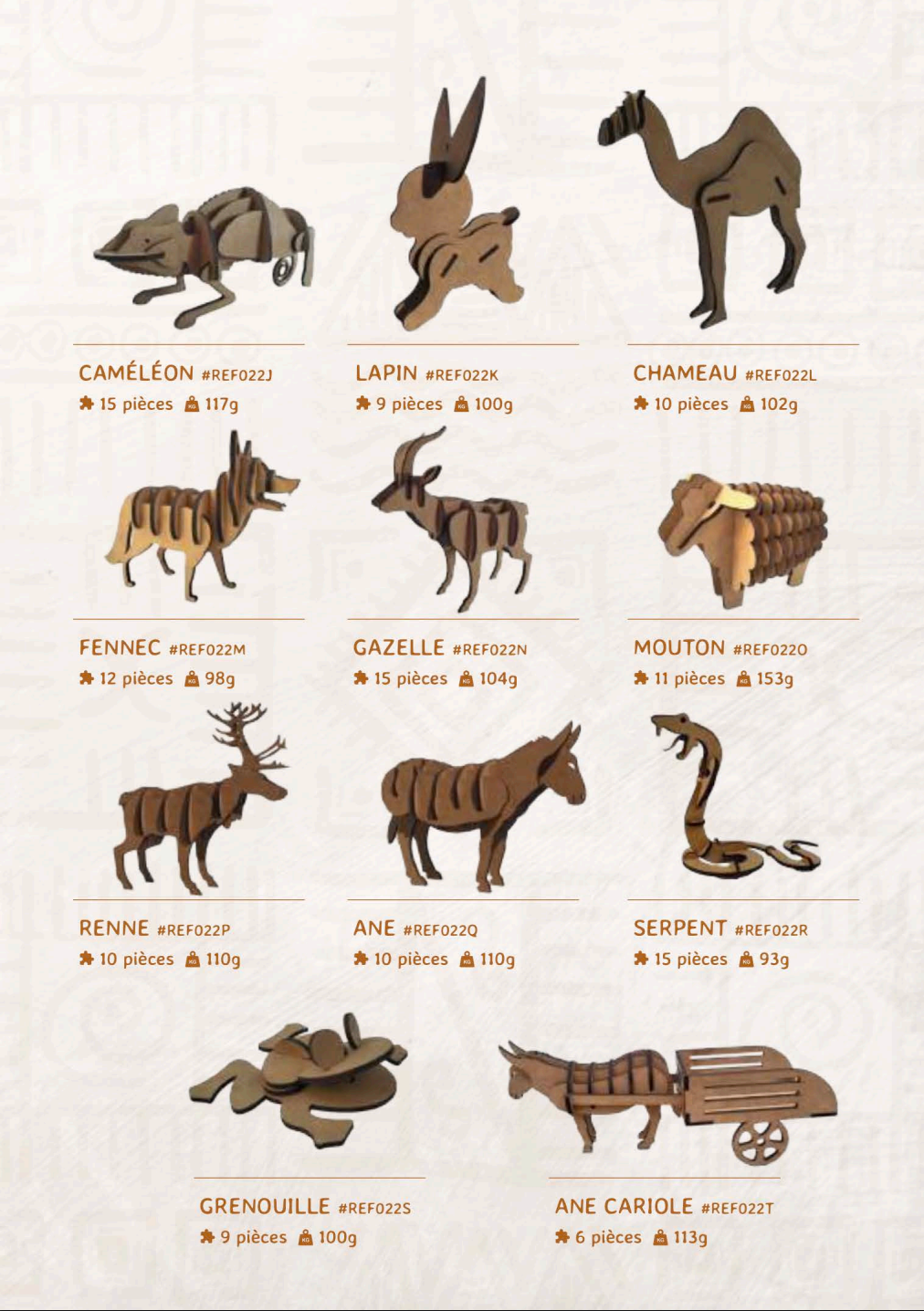 PUZZLE 3D ANIMAUX MINI