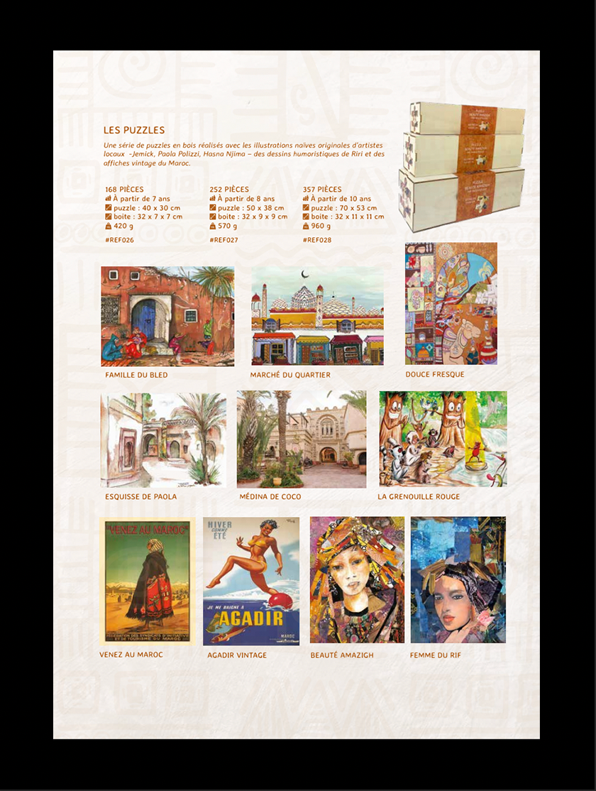 PUZZLE - AFFICHES 168 pièces