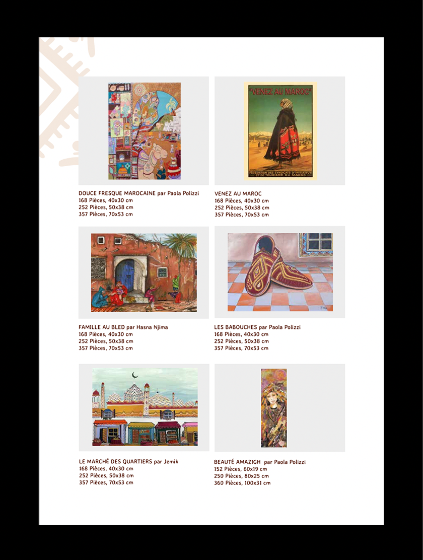 PUZZLE - AFFICHES 168 pièces