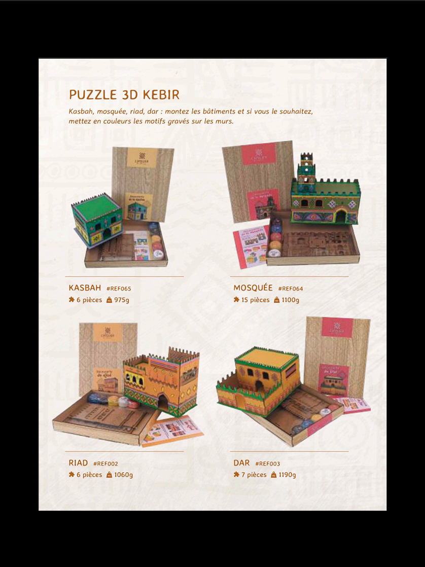PUZZLE 3D ARCHITECTURE KEBIR