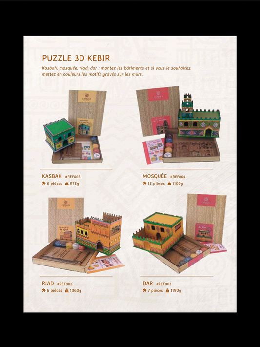 PUZZLE 3D ARCHITECTURE KEBIR