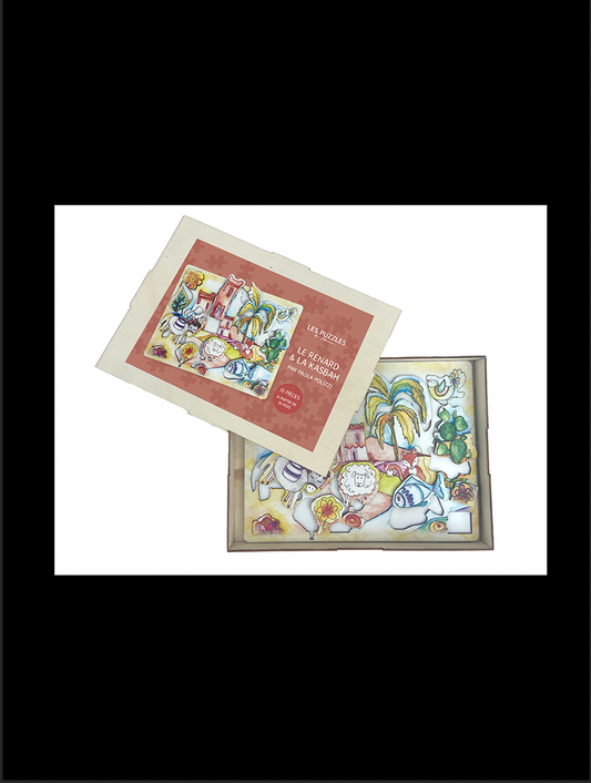 LE RENARD & LA KASBAH - PUZZLE 2D POUR LES TOUT-PETITS