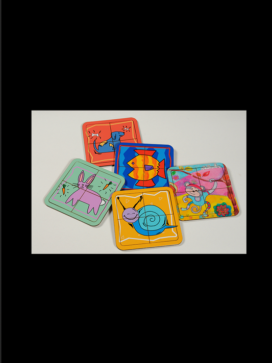 ANIMAUX - PUZZLE 2D POUR LES TOUT-PETITS