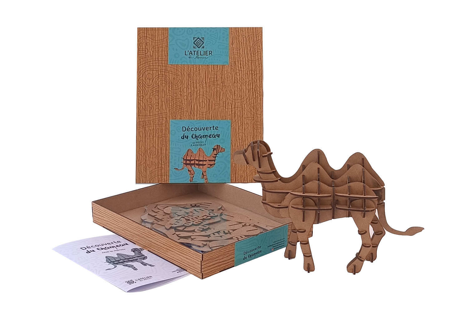 PUZZLE 3D ANIMAUX KEBIR. CHAMEAU