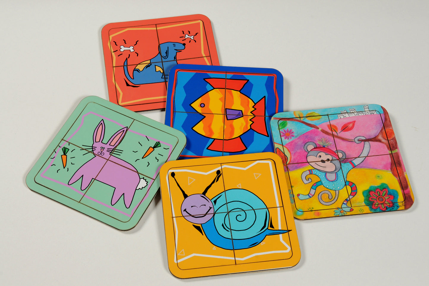 ANIMAUX - PUZZLE 2D POUR LES TOUT-PETITS