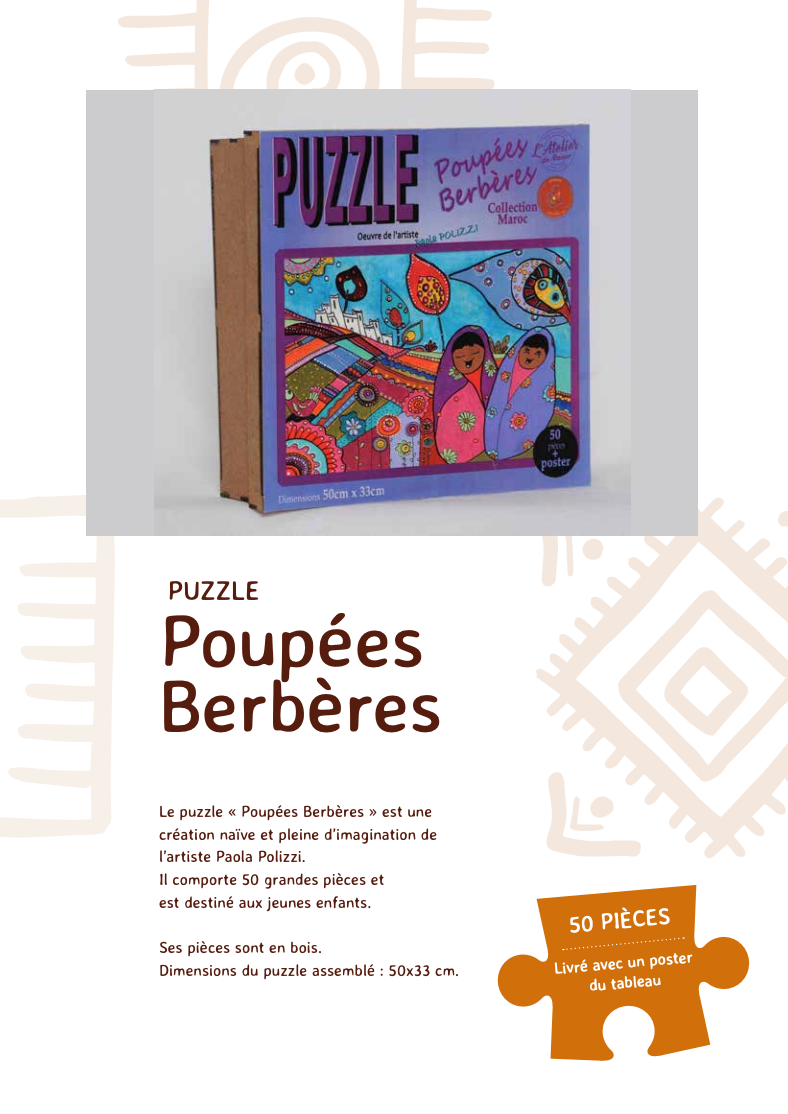 PUZZLE 2D POUPÉES BERBÈRES